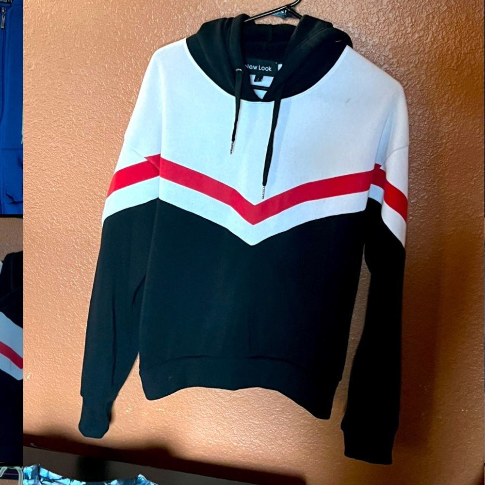 The stripe is red